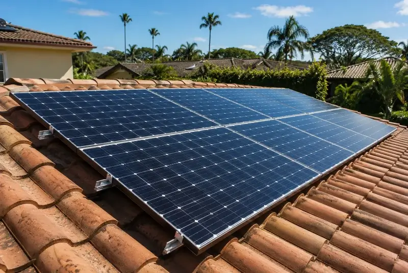 Installation de panneaux solaires à Jonquières